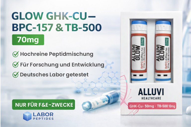Glow GHK-Cu – BPC-157 & TB-500 70mg (R&D Only)