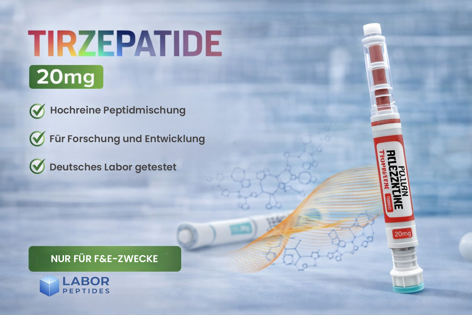 Tirzepatide 20mg Research Peptide